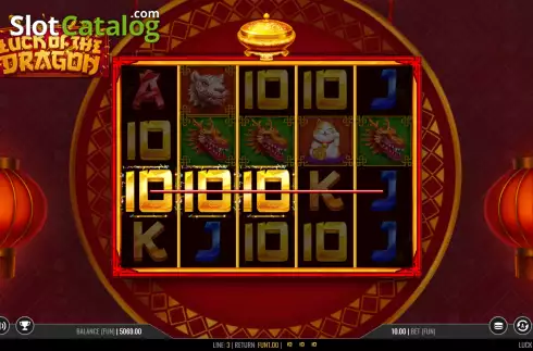 Скрин6. Luck of the Dragon слот