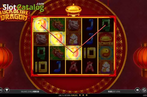 Скрин7. Luck of the Dragon слот