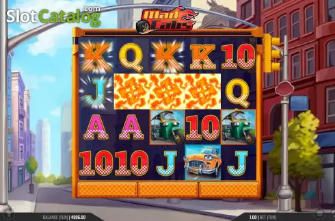 Скрин3. Mad Cabs слот