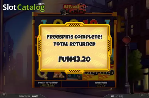 Скрин9. Mad Cabs слот