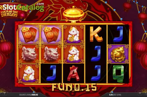 Скрин3. 8 Treasures: Luck of the Dragon слот