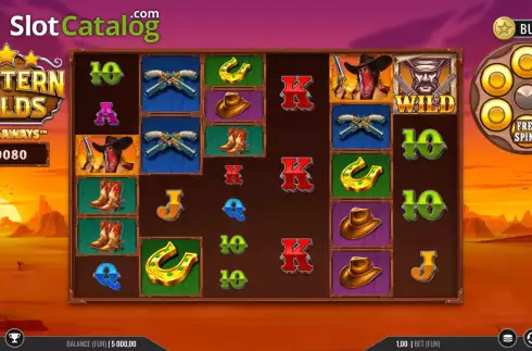 Скрин3. Western Wilds Megaways слот