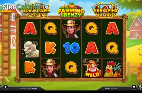 Скрин2. Farming Frenzy слот
