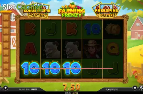 Скрин3. Farming Frenzy слот