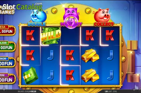 Скрин4. 3 Porky Banks слот