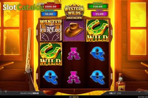Скрин3. Western Wilds Hold & Win слот