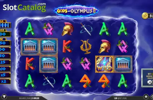 Скрин2. Gods of Olympus IV слот