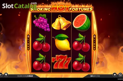 Скрин2. Smoking Hot Fortunes слот