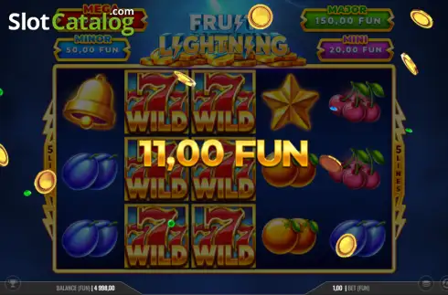 Скрин3. Fruit Lightning слот