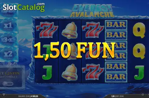 Скрин3. Everest Avalanche слот