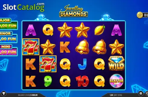 Скрин2. Jewelling Diamonds слот