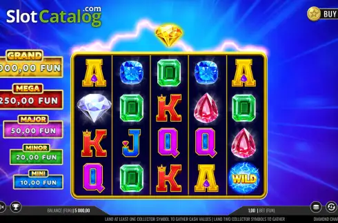 Скрин2. Diamond Charge Hold & Win слот