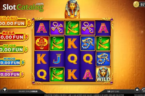 Скрин2. The Golden Mummy Hold & Win слот