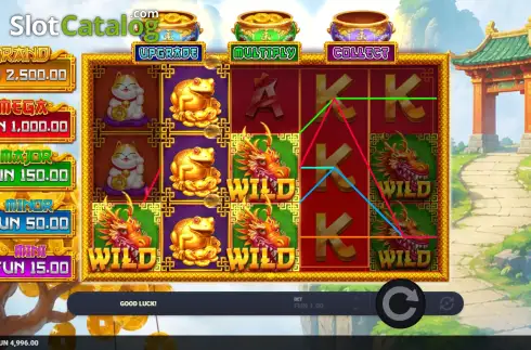 Скрин3. 3 Dragon Pots Ultimate слот