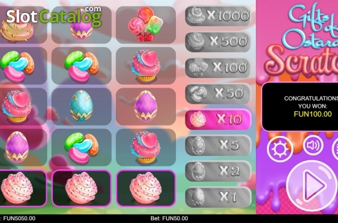 Скрин3. Gifts of Ostara Scratch слот