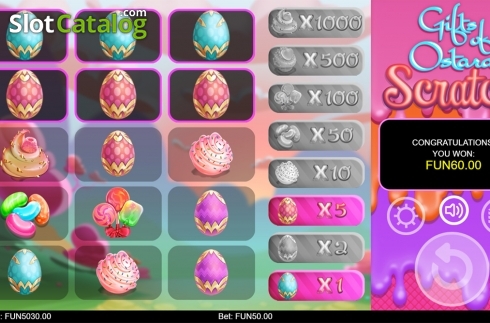 Скрин5. Gifts of Ostara Scratch слот