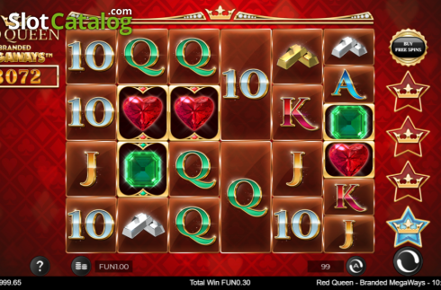 Скрин2. Red Queen Branded Megaways слот