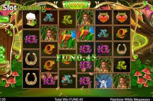 Скрин4. Rainbow Wilds Megaways слот