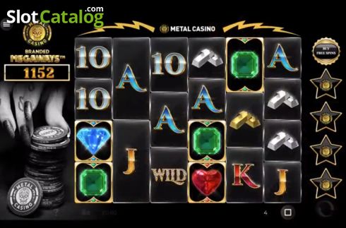 Скрин2. Metal Casino Branded Megaways слот