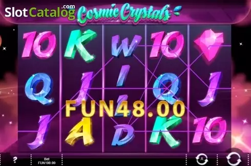 Скрин4. Cosmic Crystals слот
