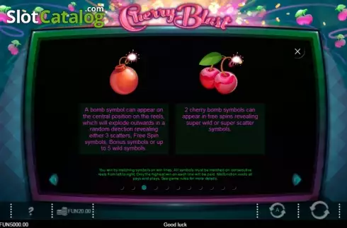 Скрин9. Cherry Blast (Iron Dog Studio) слот