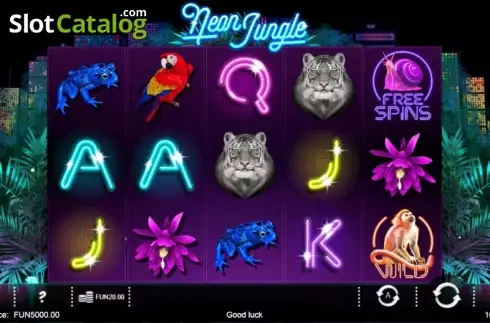 Скрин3. Neon Jungle слот