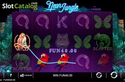 Скрин5. Neon Jungle слот