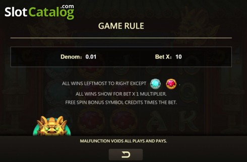 Скрин9. Fortune Treasures слот