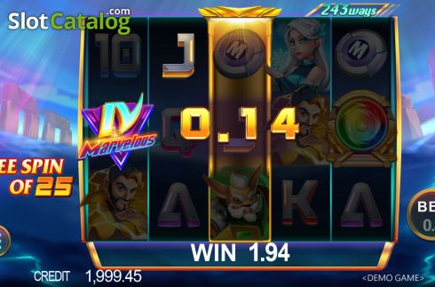 Скрин3. Marvelous IV слот