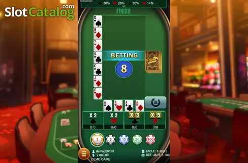 Скрин2. Poker Racing слот