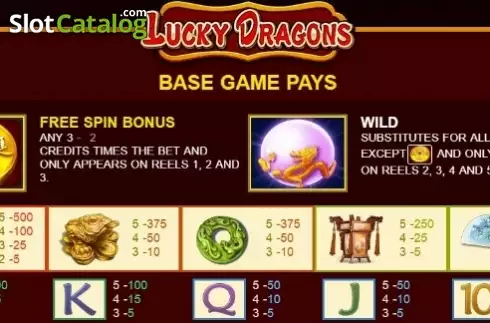 Скрин4. Lucky Dragons (JDB) слот