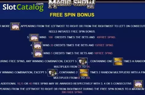 Скрин4. Magic Show слот