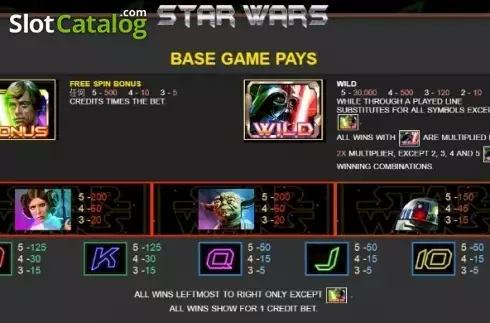 Скрин5. Star Wars (JDB) слот