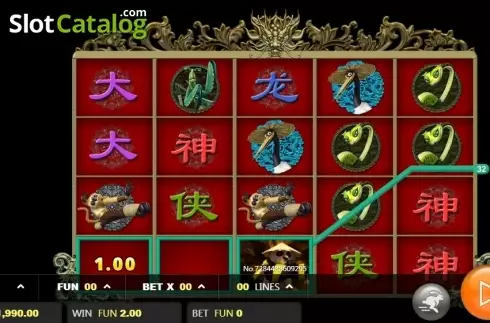 Скрин3. Dragon Warrior (JDB) слот