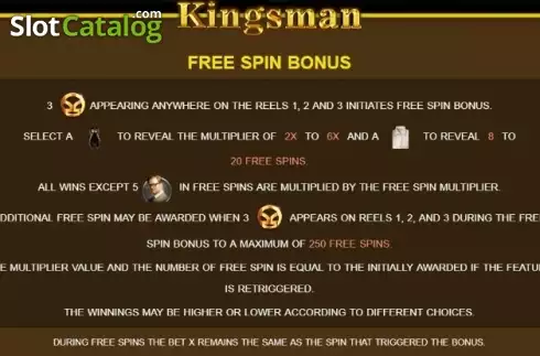 Скрин5. Kingsman слот