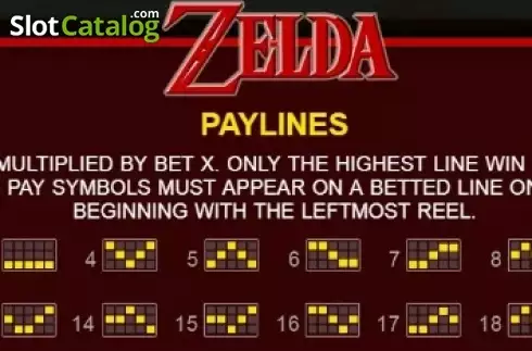 Скрин2. Zelda слот
