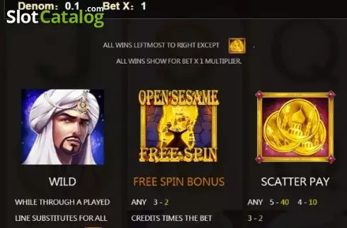 Скрин5. Open Sesame II слот