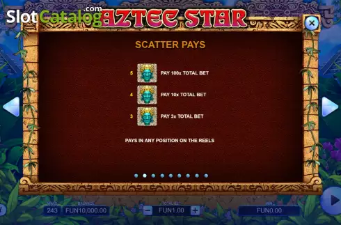 Скрин8. Aztec Star слот