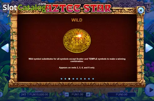 Скрин9. Aztec Star слот