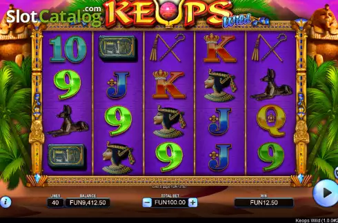 Скрин3. Keops Wild слот