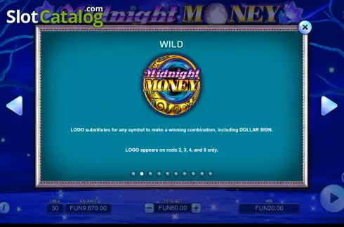Скрин4. Midnight Money слот