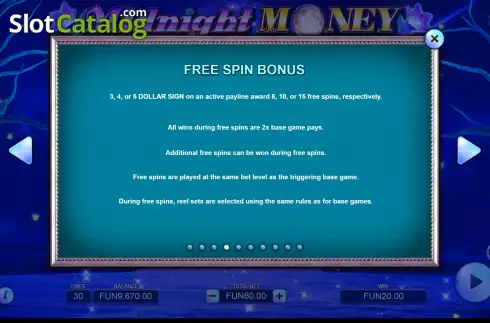 Скрин5. Midnight Money слот