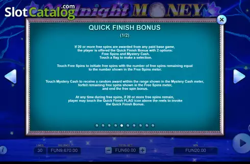 Скрин6. Midnight Money слот