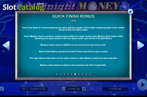 Скрин7. Midnight Money слот