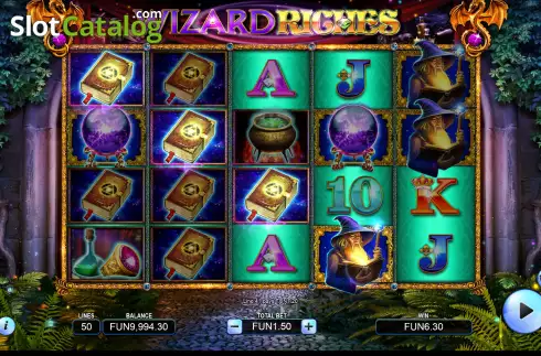 Скрин3. Wizard Riches слот