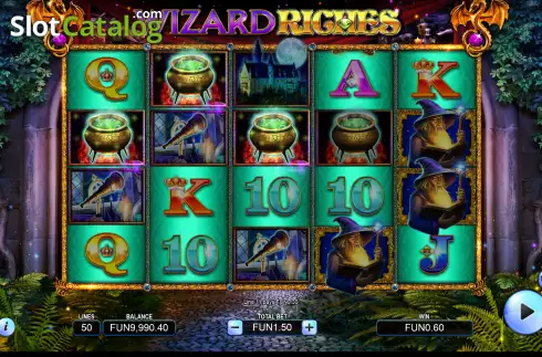 Скрин4. Wizard Riches слот