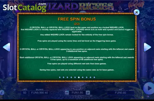 Скрин8. Wizard Riches слот