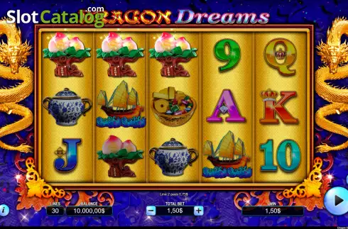 Скрин3. Dragon Dreams слот