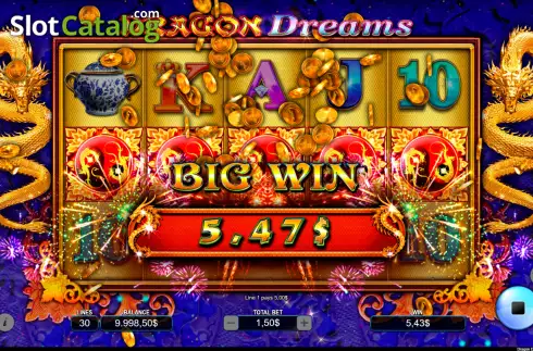 Скрин5. Dragon Dreams слот