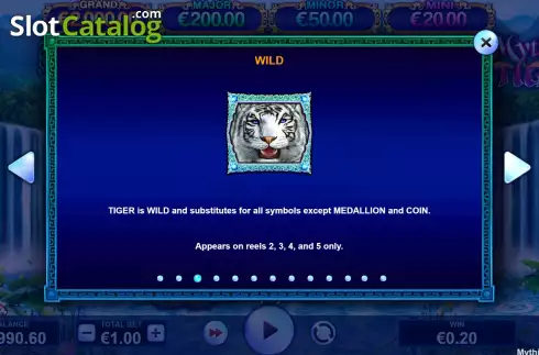 Скрин7. Mythic Tiger слот